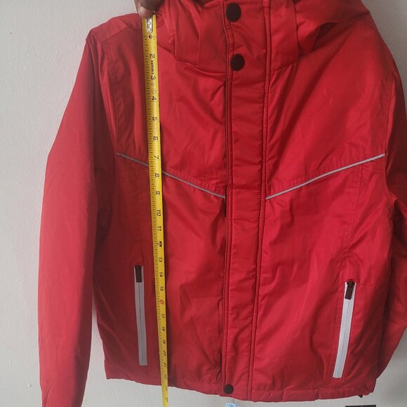 Swiss Alps Boys Snow red Jacket Detachable Hood Size M(10/12) - Picture 10 of 10